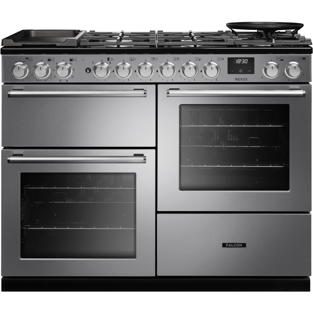 Piano de cuisson mixte FALCON NEXUS NGC OC TAB GAZ 110 CM INOX CHROME