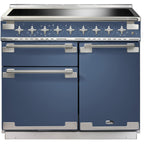 Piano de cuisson induction FALCON ELISE 100 ROCHE BLEUE NICKEL BROSSÉ