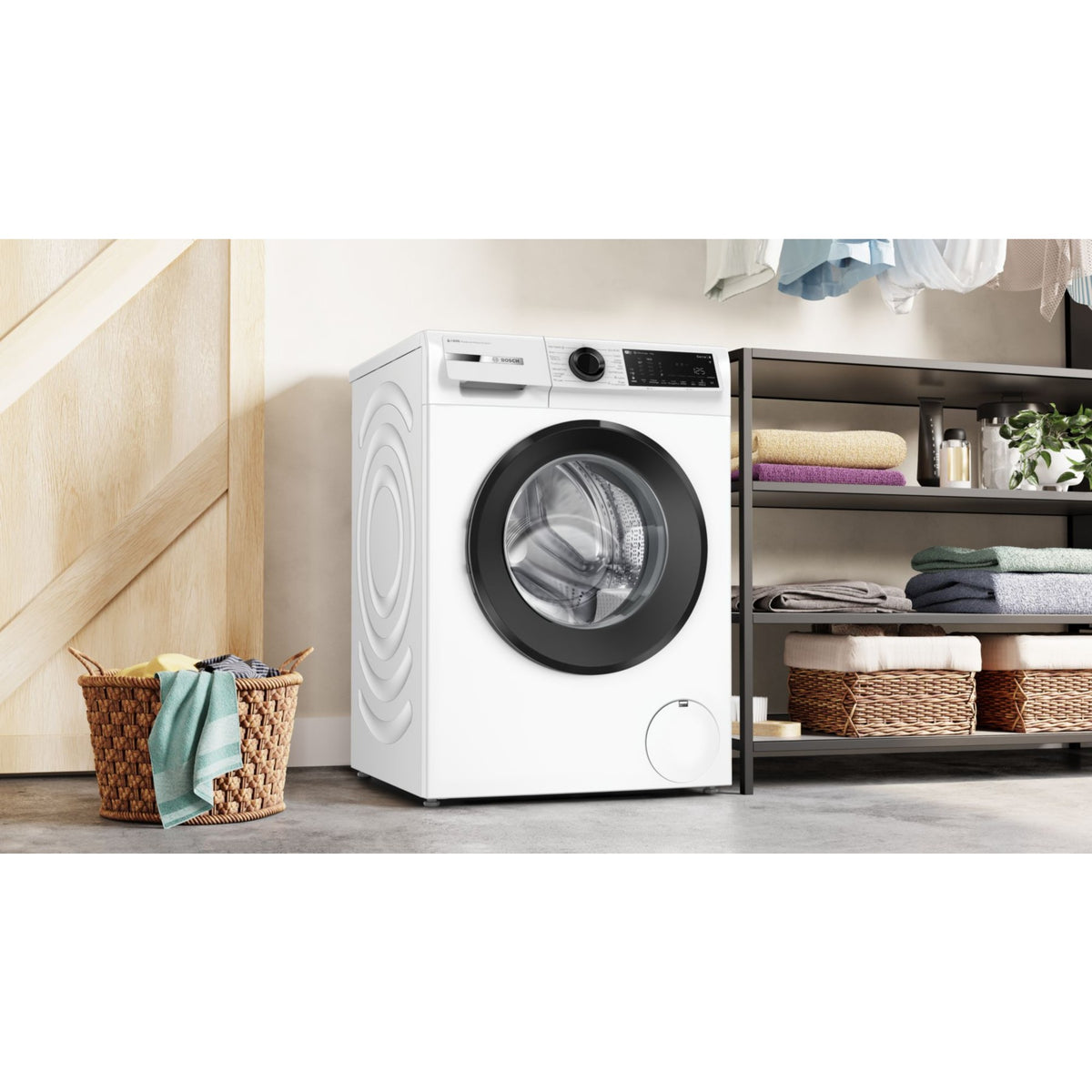 Lave linge hublot BOSCH WGJ244ABFR - 9 kg - 1351 tr/min - Classe A - Moteur induction - Autodosage - Connecté