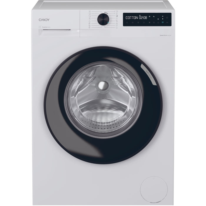 Lave linge hublot CANDY BR 49B8-S - 9 kg - 1400 tr/min - Classe A - Vapeur - Connecté