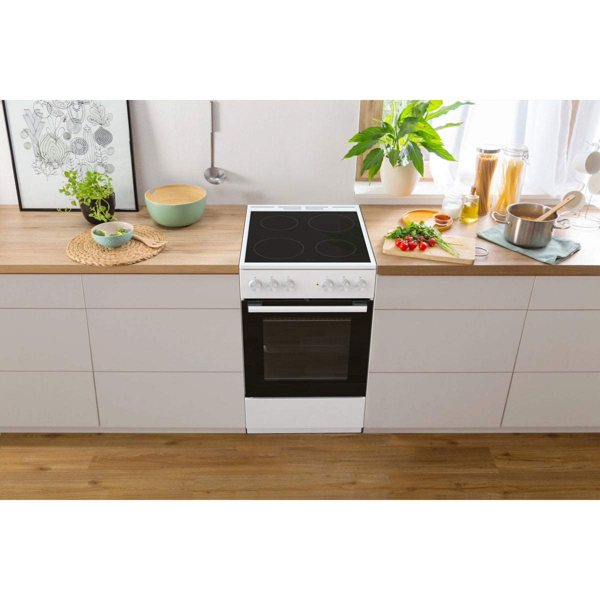 Cuisinière vitrocéramique GORENJE GEC5A41WG