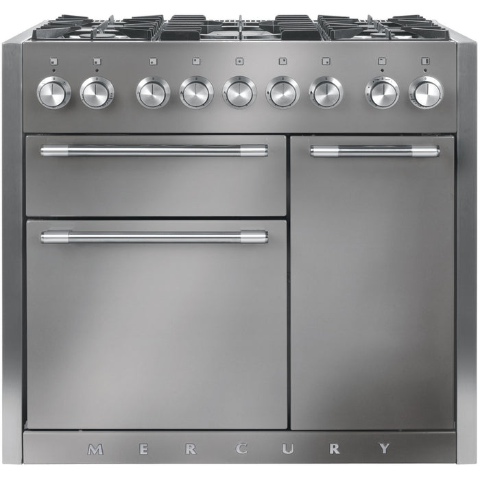 Piano de cuisson gaz FALCON Semi Pro MERCURY 100 INOX POLI