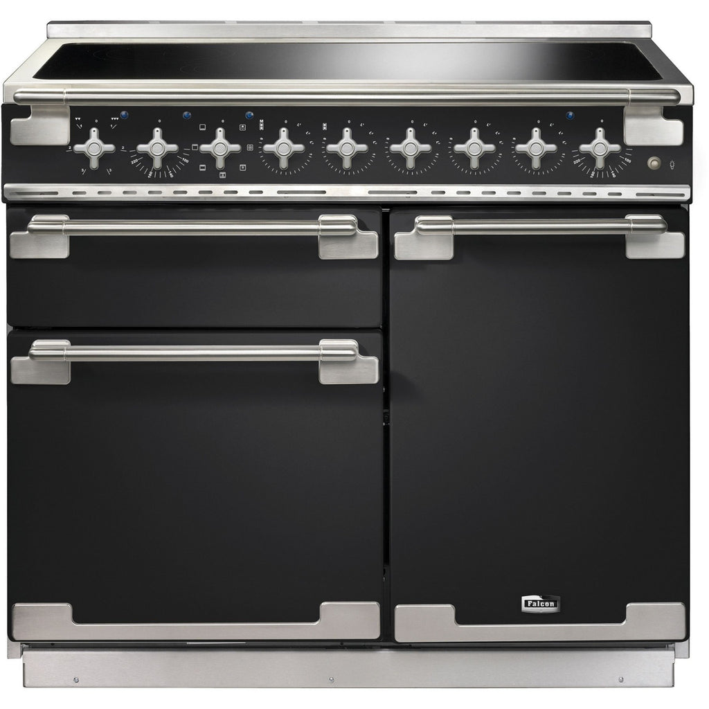 Piano de cuisson induction FALCON ELISE 100 CHARBON Mat satiné NICKEL