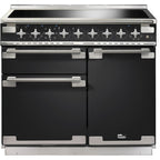 Piano de cuisson induction FALCON ELISE 100 CHARBON Mat satiné NICKEL