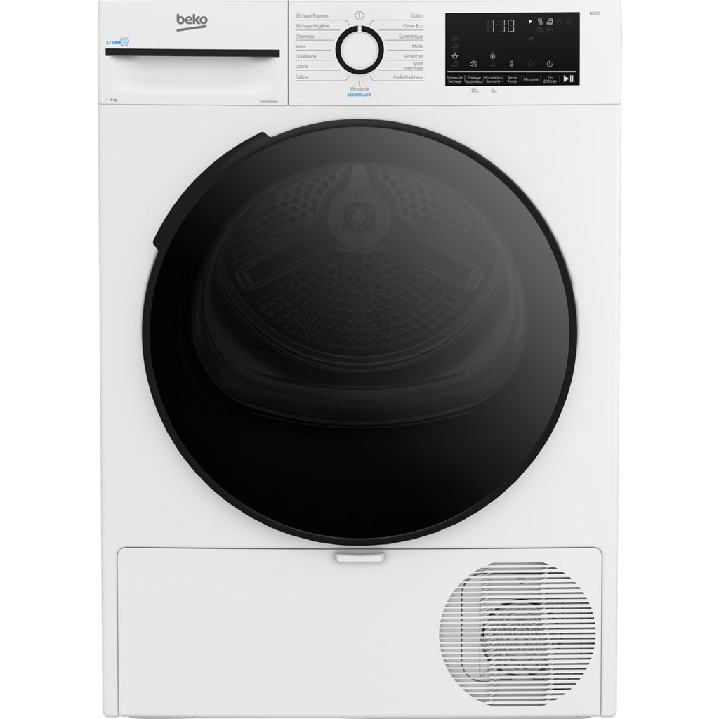 Sèche linge pompe à chaleur BEKO D3H29D93WC