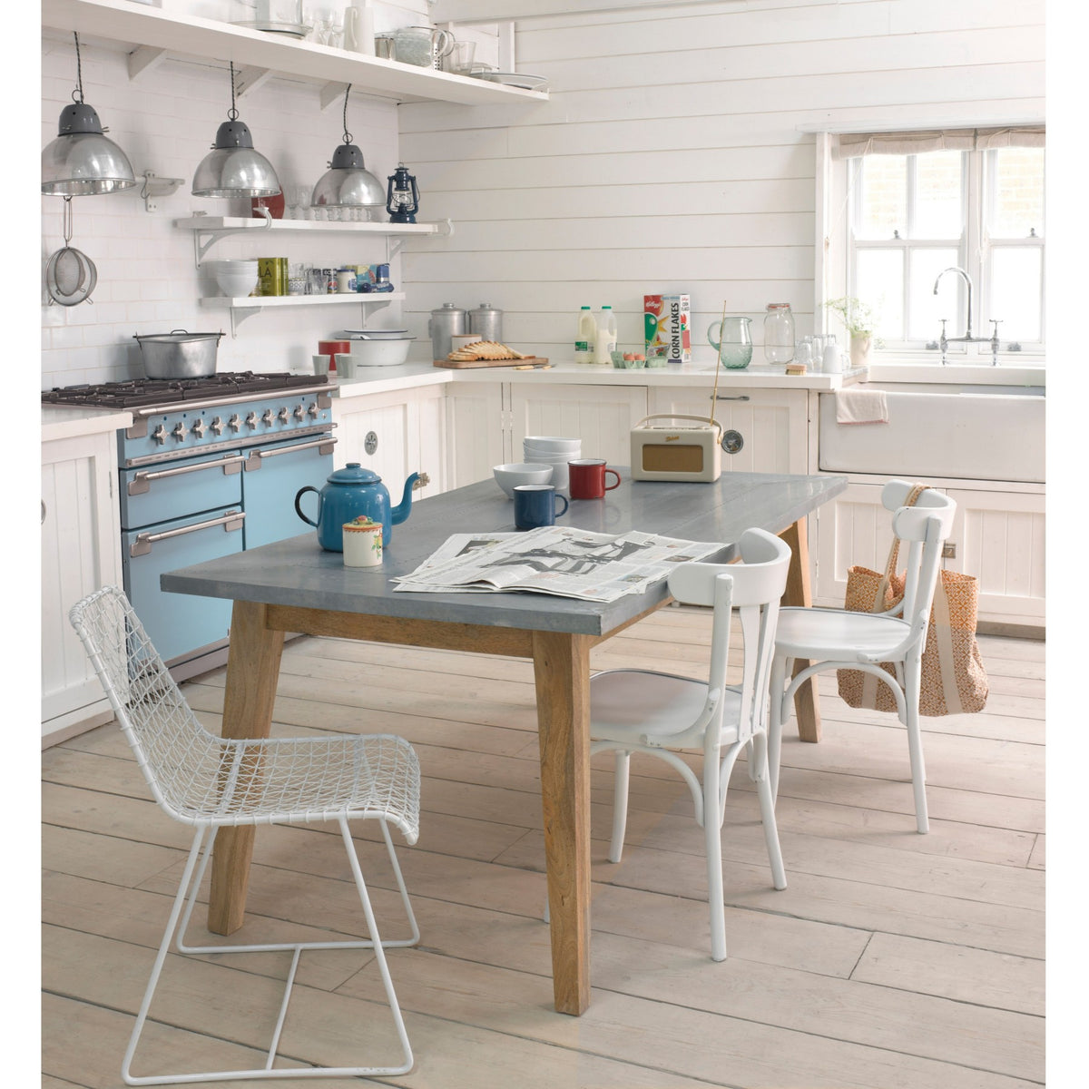 Piano de cuisson gaz FALCON ELISE110 MIXT BLEU DE CHINE