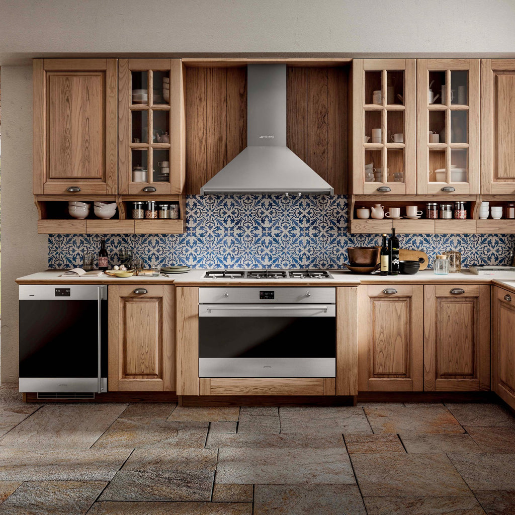 Four encastrable SMEG SFP9302TX - Pyrolyse - Chaleur pulsée - Porte froide - Rails télescopiques