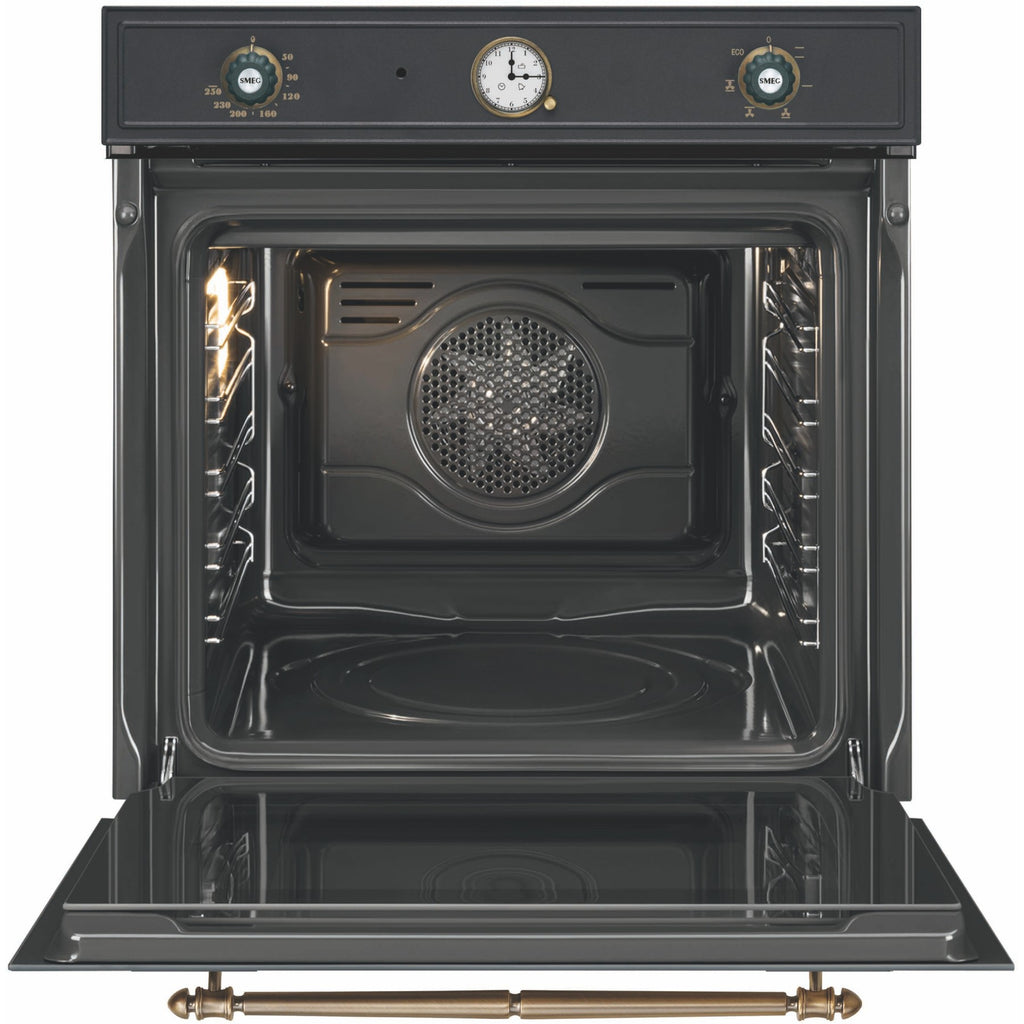Four encastrable SMEG SFP67C1TAO - Pyrolyse - Chaleur tournante pulsée - Porte froide - Rails télescopiques