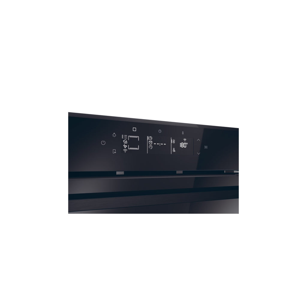Four encastrable HAIER H6 ID46G5YTB - Pyrolyse - Hydrolyse - Chaleur pulsée - Porte froide - Rails télescopiques