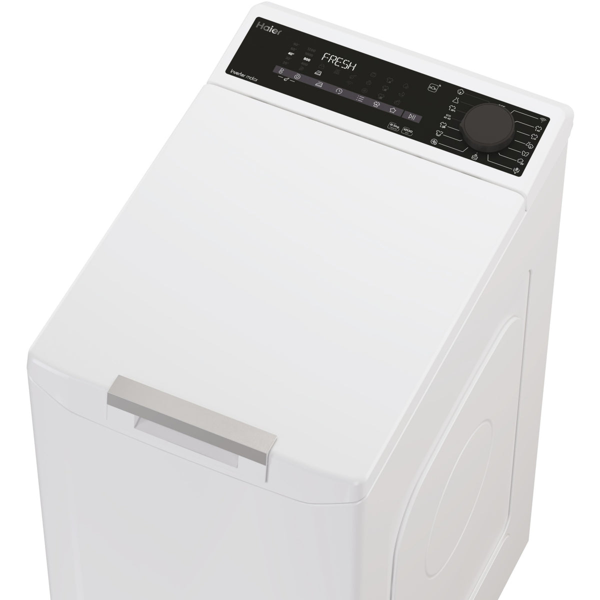 Lave linge top HAIER THASN2856TM4-S - 8,5 kg - 1200 tr/min - Classe B - Moteur induction - Connecté WiFi