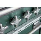 Piano de cuisson gaz FALCON ELISE 90 VERT MINERAL MAT NICKEL