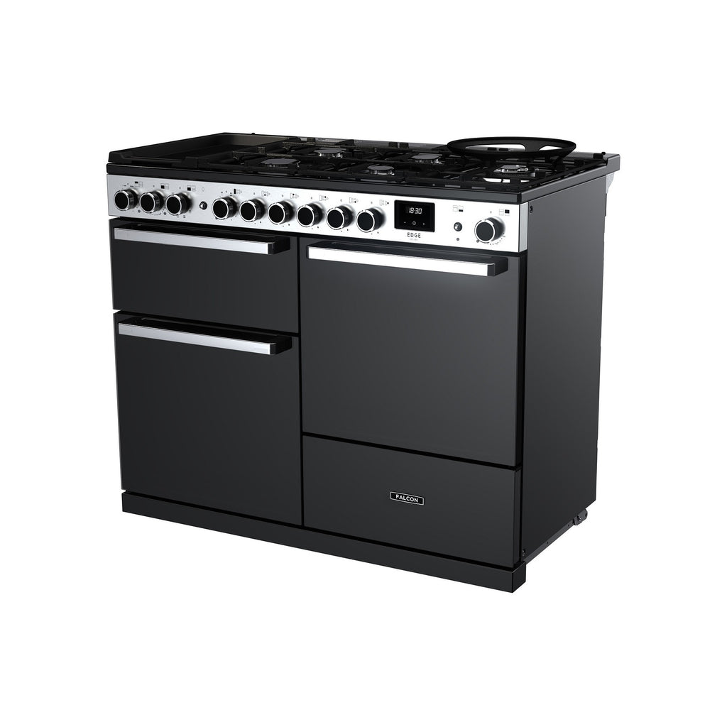 Piano de cuisson gaz FALCON EDGE DELUXE OC TAB MIX 110 CM VERRE NOIR