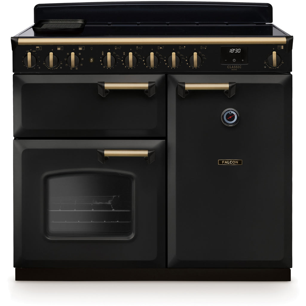 Piano de cuisson induction FALCON NGC TAB IND 100 CM CHARBON LAITON ANTIQU