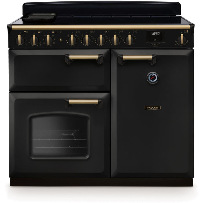 Piano de cuisson induction FALCON NGC TAB IND 100 CM CHARBON LAITON ANTIQU