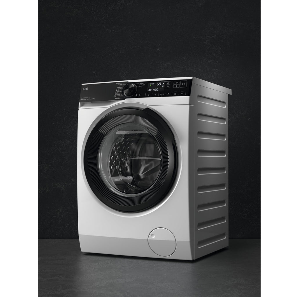 Lave linge hublot AEG LFR73H149Q - 9 kg - 1400 tr/min - Classe A - Moteur induction - Autodosage - Connecté
