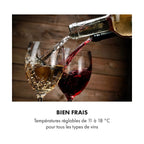 Cave à vin de service KLARSTEIN Bellevin 18 Uno - Noir