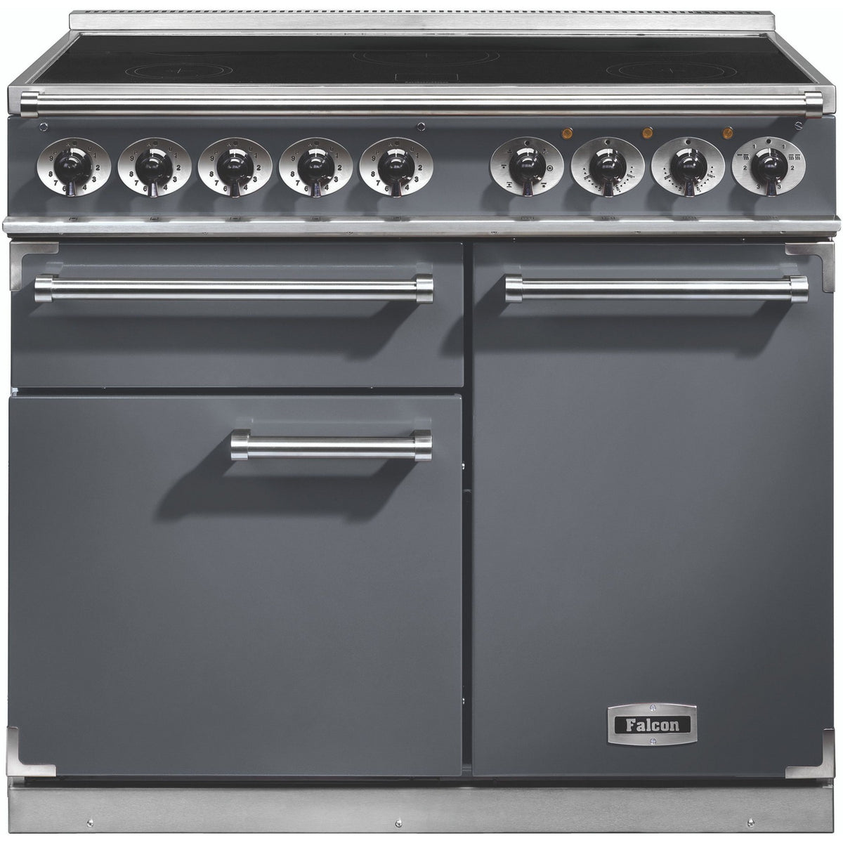 Piano de cuisson induction FALCON Semi Pro DELUXE 100 ARDOISE NICKEL