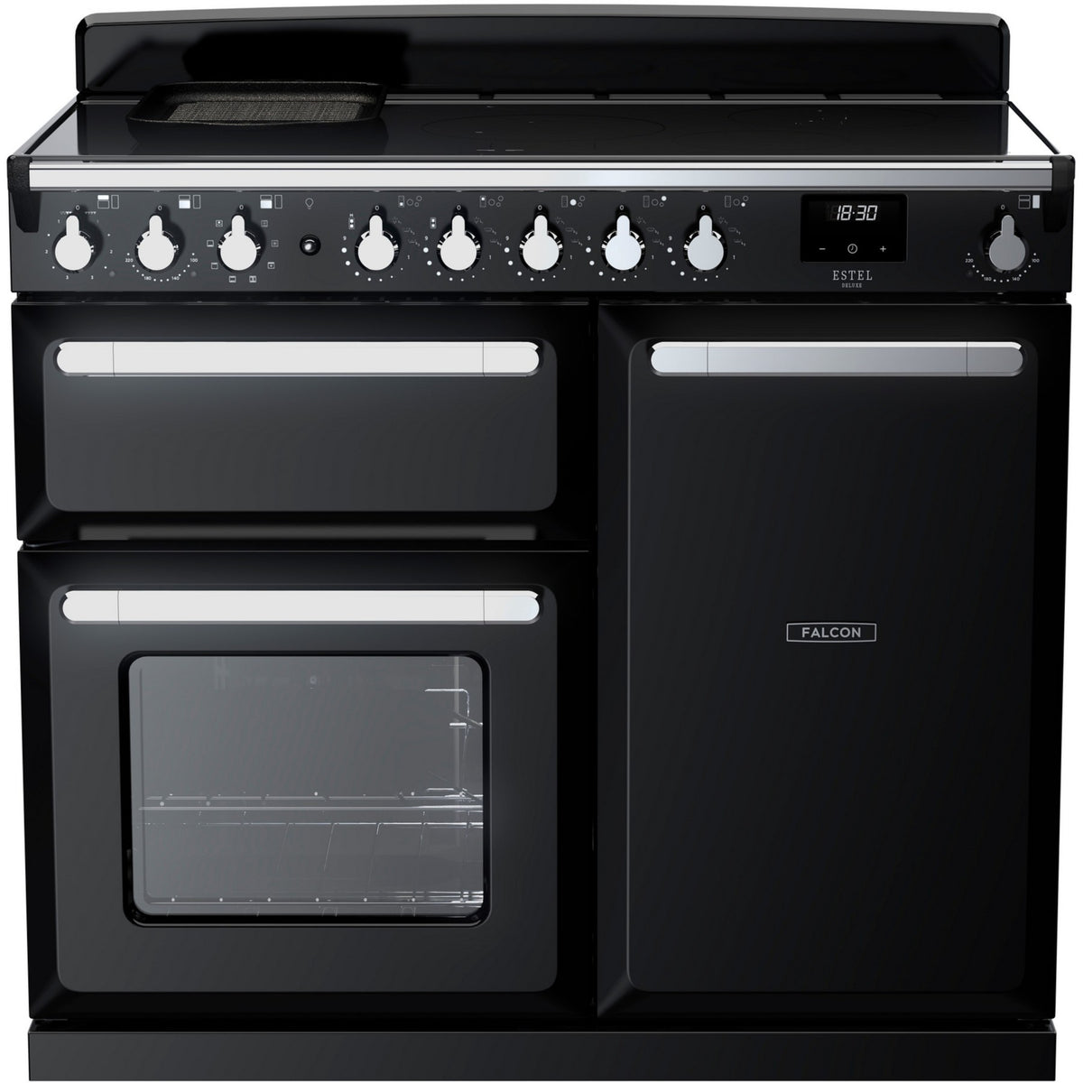 Piano de cuisson induction FALCON ESTEL DELUXE TAB IND 100 CM NOIR BRILLAN