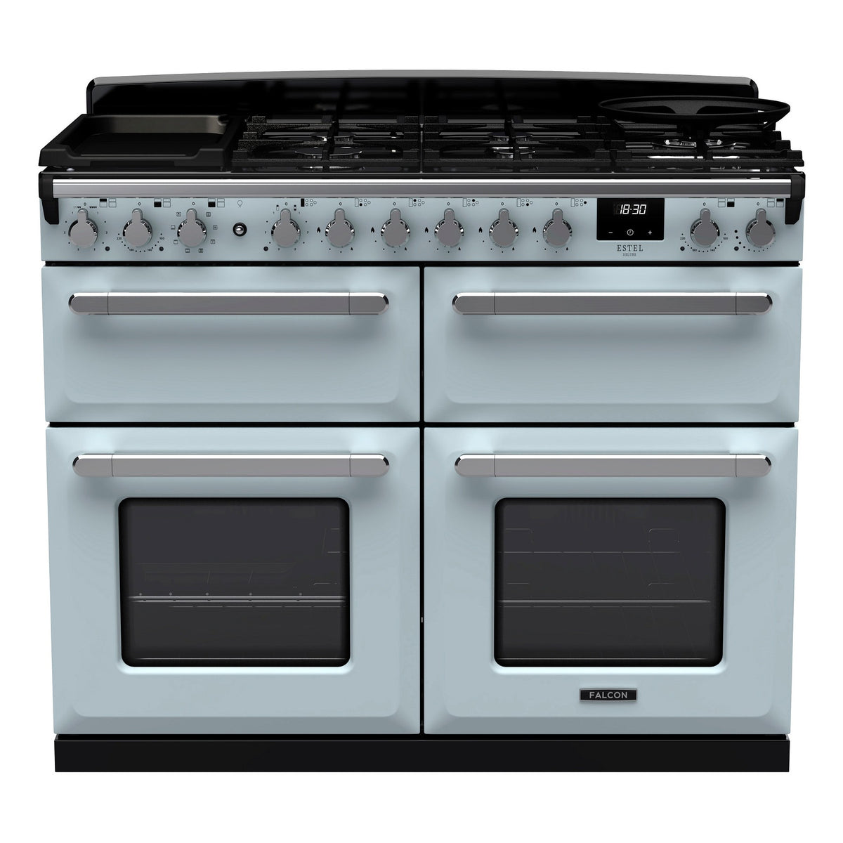 Piano de cuisson mixte FALCON ESTEL DELUXE BC TAB MIX 110 CM BLEU PAST