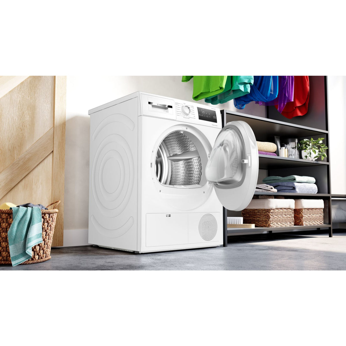 Sèche linge pompe à chaleur BOSCH WTH8300DFR, Série 4, Express 40 min
