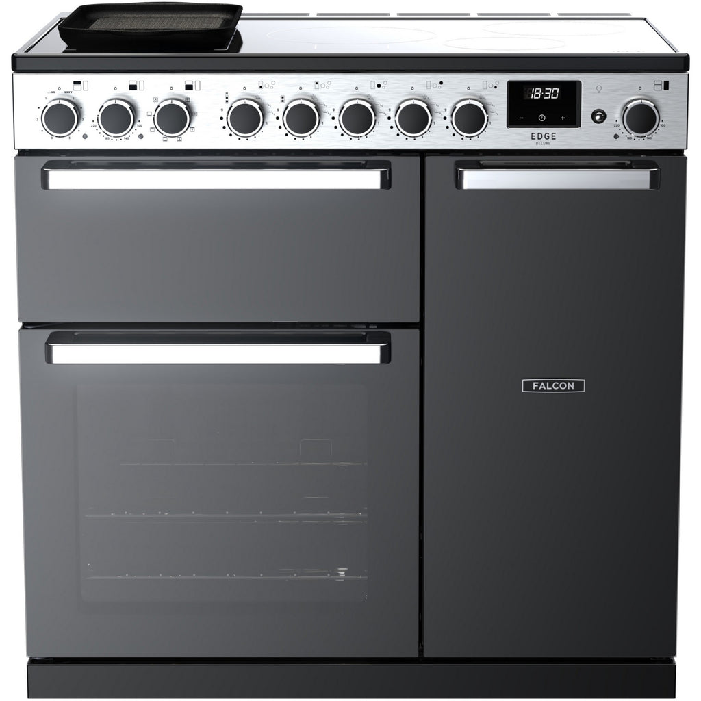 Piano de cuisson induction FALCON EDGE DELUXE TAB IND 90 CM VERRE NOIR CH