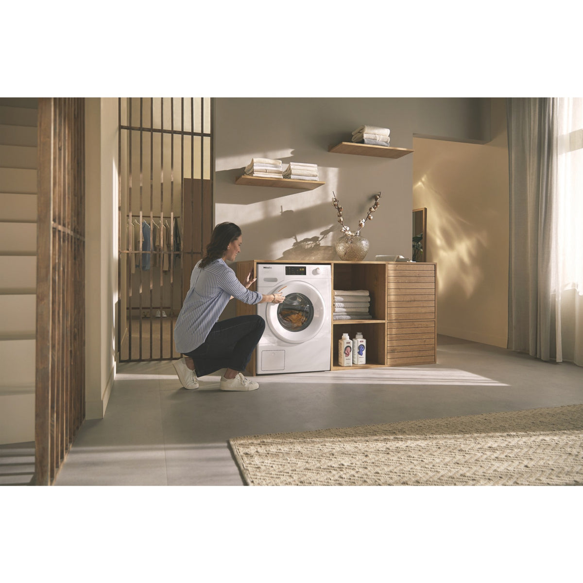 Lave linge hublot MIELE WSA 123 - 8 kg - 1400 tr/min - Classe A - Moteur induction
