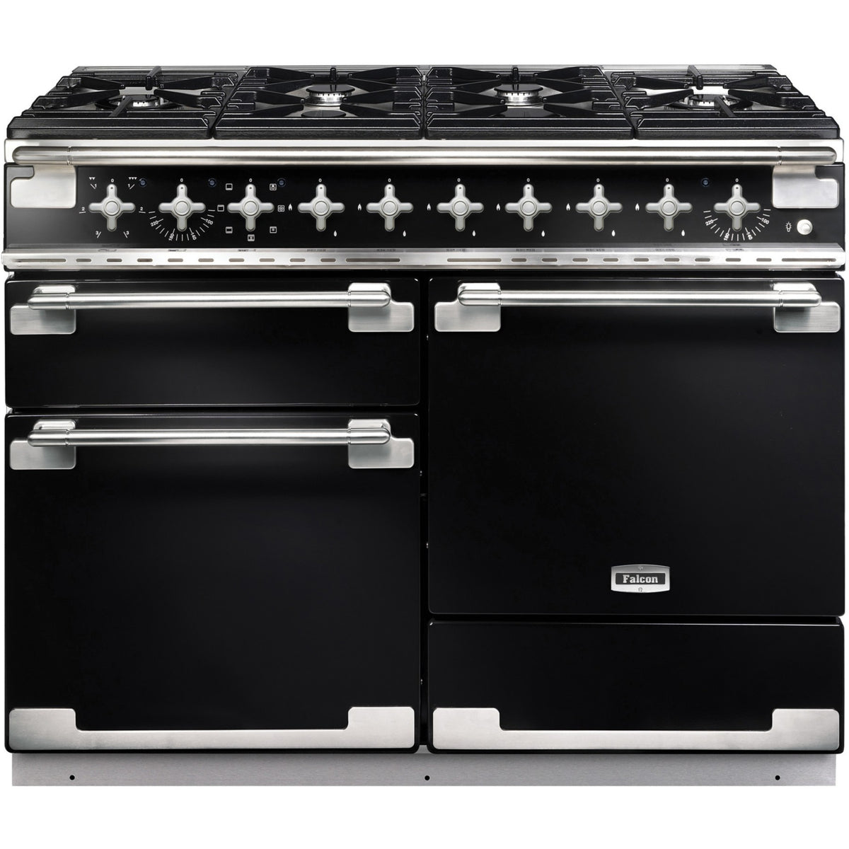 Piano de cuisson gaz FALCON ELISE110 NOIR BRILLANT