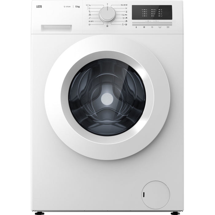 Lave linge compact LISTO LF510-L2b - 5 kg - 1000 tr/min - Classe A - Moteur induction