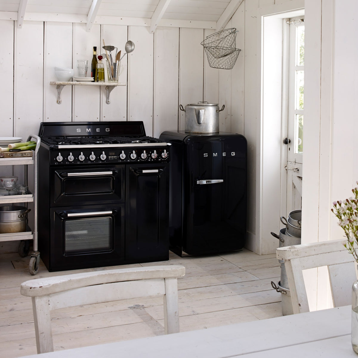 Piano de cuisson gaz SMEG TR93BL