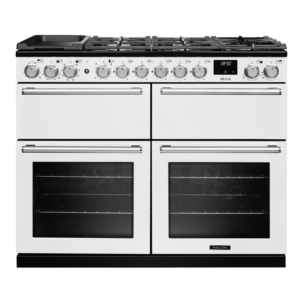 Piano de cuisson mixte FALCON NEXUS NGC BC TAB MIX 110 CM BLANC CHROM