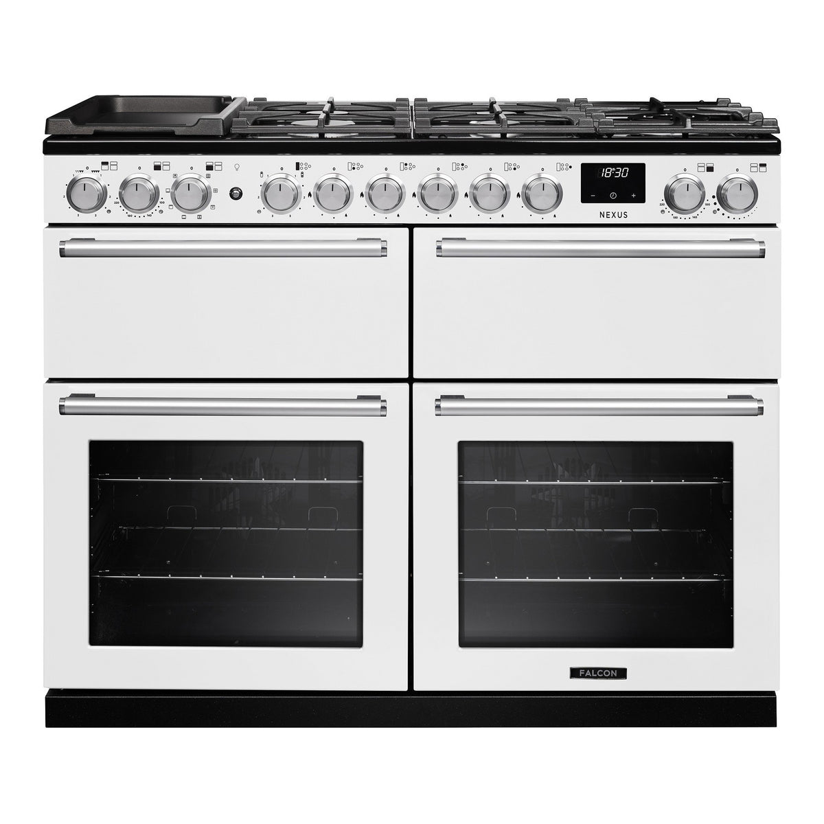 Piano de cuisson mixte FALCON NEXUS NGC BC TAB MIX 110 CM BLANC CHROM