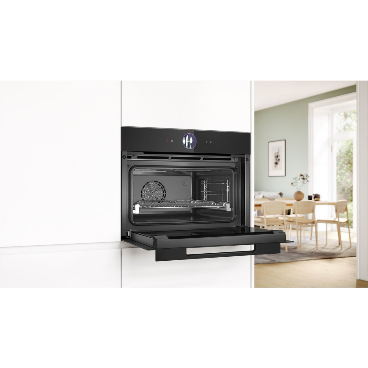 Four encastrable fonction vapeur BOSCH CSG936AB1 - Vapeur - Ecoclean - Tactile - Série 8 - 100% Vapeur FullSteam