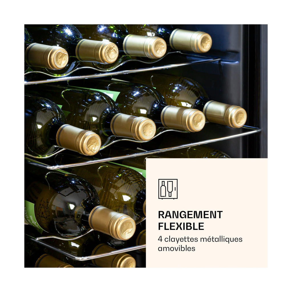 Cave à vin de service KLARSTEIN Shiraz 20 Uno - Gris foncé Reconditionné