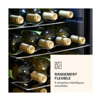 Cave à vin de service KLARSTEIN Shiraz 20 Uno - Gris foncé Reconditionné