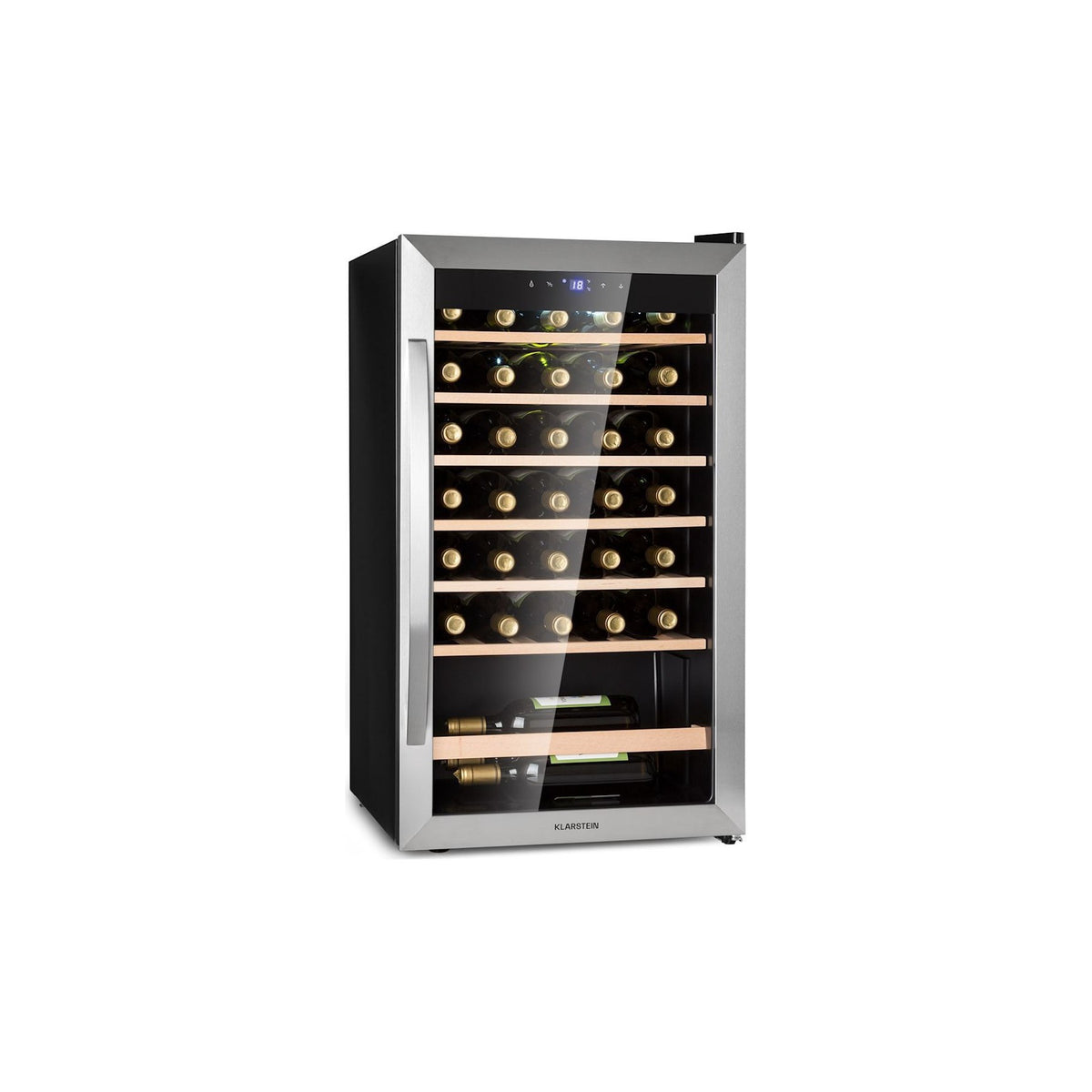 Cave à vin de service KLARSTEIN Vinamour 32 Uno 95L - Argent
