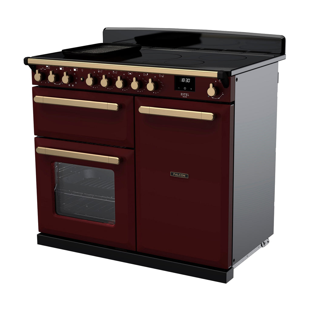 Piano de cuisson induction FALCON ESTEL DELUXE TAB IND 100 CM BORDEAUX LAI