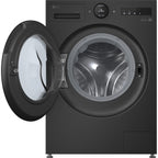 Lave linge hublot LG F34X76BSTA - 13 kg - 1400 tr/min - Classe A - Moteur direct drive - Autodosage - Connecté - Noir