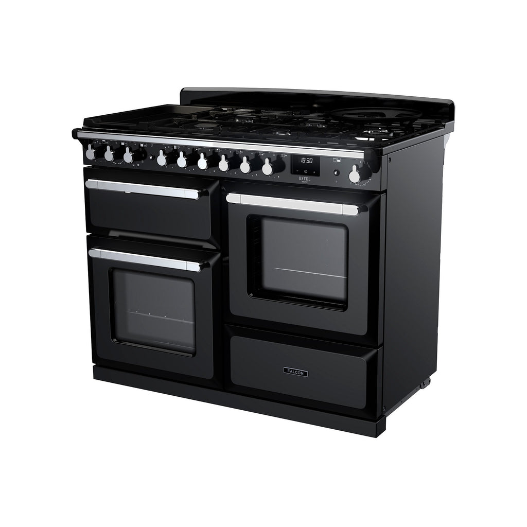 Piano de cuisson mixte FALCON ESTEL DELUXE OC TAB MIX 110 CM NOIR BRIL