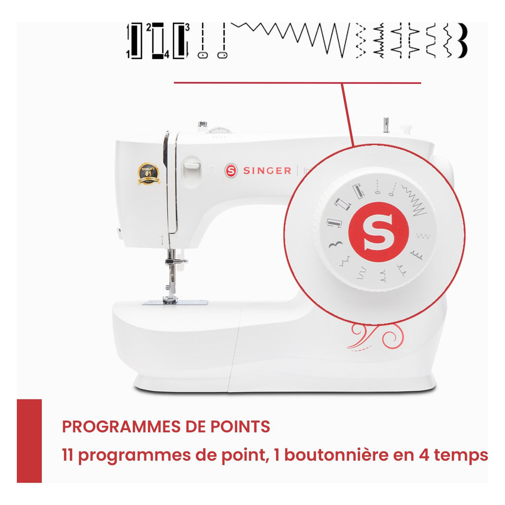 Machine à coudre SINGER Initiale 2 + Sac de transport