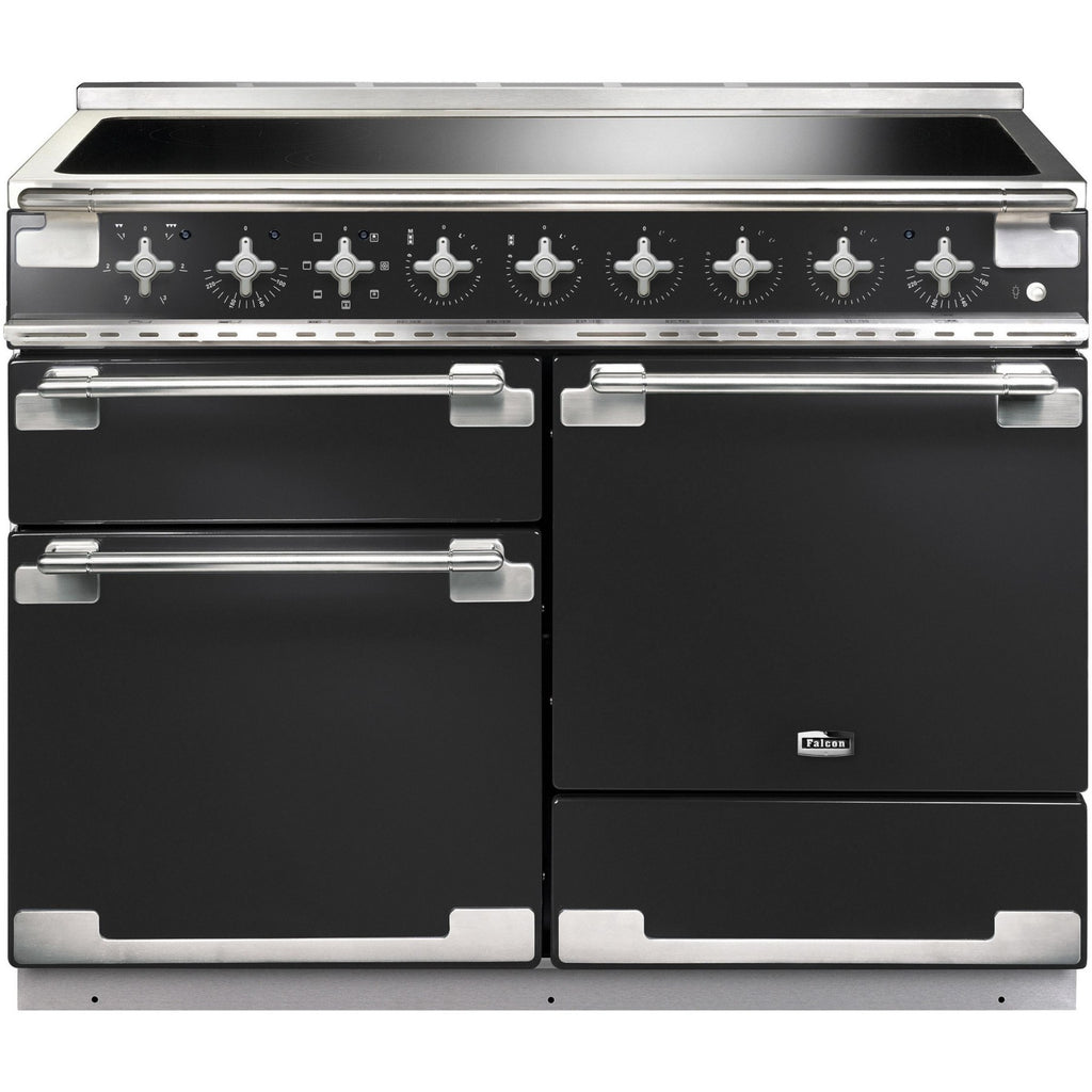 Piano de cuisson induction FALCON ELISE 110 CHARBON Mat satiné NICKEL