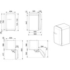 Mini réfrigérateur SMEG FAB5RRD6