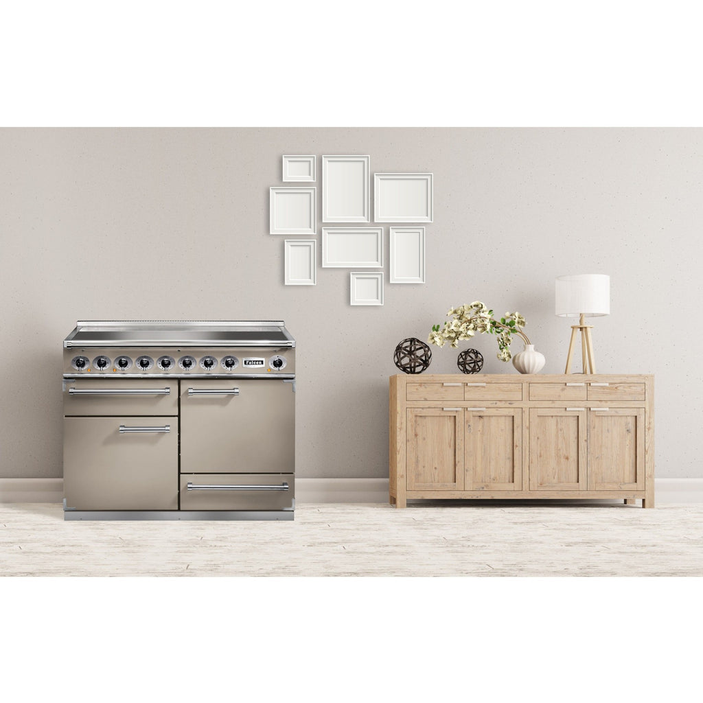 Piano de cuisson induction FALCON Semi Pro DELUXE 110 FAUVE NICKEL BROSSÉ