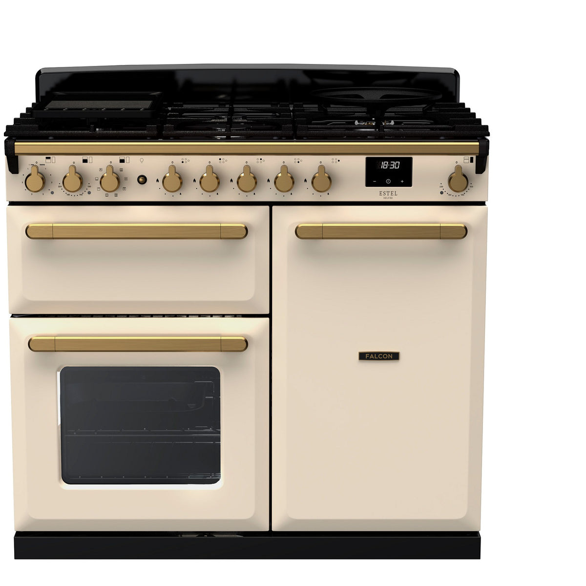 Piano de cuisson gaz FALCON ESTEL DELUXE TAB GAZ 100 CM CREME PASTEL