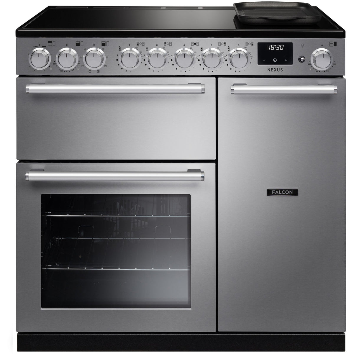 Piano de cuisson gaz FALCON NEXUS NGC TAB IND 90 CM INOX CHROME