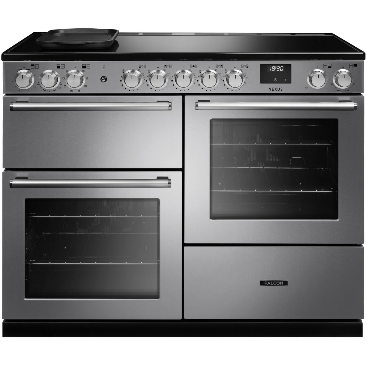 Piano de cuisson induction FALCON NEXUS NGC OC TAB IND 110 CM INOX CHROME