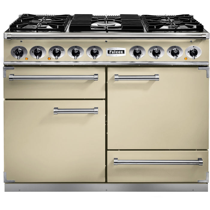 Piano de cuisson gaz FALCON PKR110 CREM CHROM/BRILLANTES