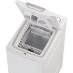 Lave linge top CANDY TCA474TM5-S - 7 kg - 1400 tr/min - Classe A - Moteur induction - Connecté