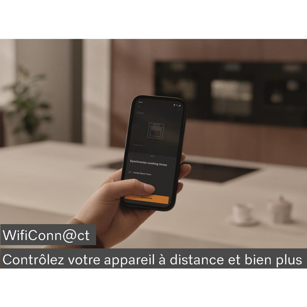 Four encastrable fonction vapeur MIELE H 7365 BP - Pyrolyse - Chaleur tournante - Combiné vapeur - Porte froide