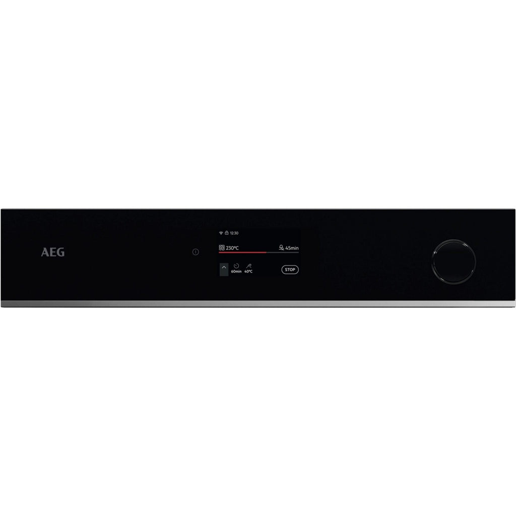Four encastrable fonction vapeur AEG TR7PB731SB - Pyrolyse - Chaleur tournante - Combiné vapeur - Porte froide - Écran tactile