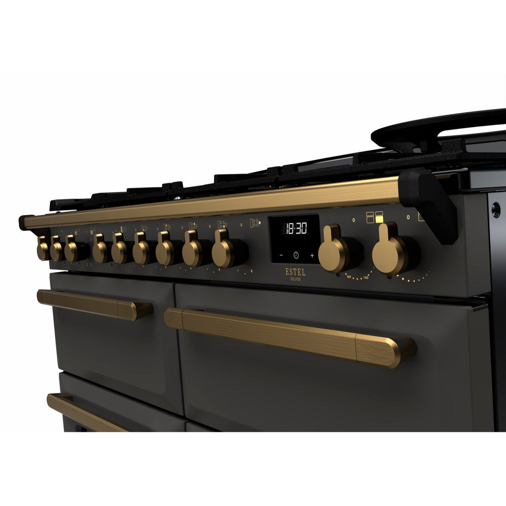 Piano de cuisson mixte FALCON ESTEL DELUXE BC TAB MIX 110 CM ARDOISE